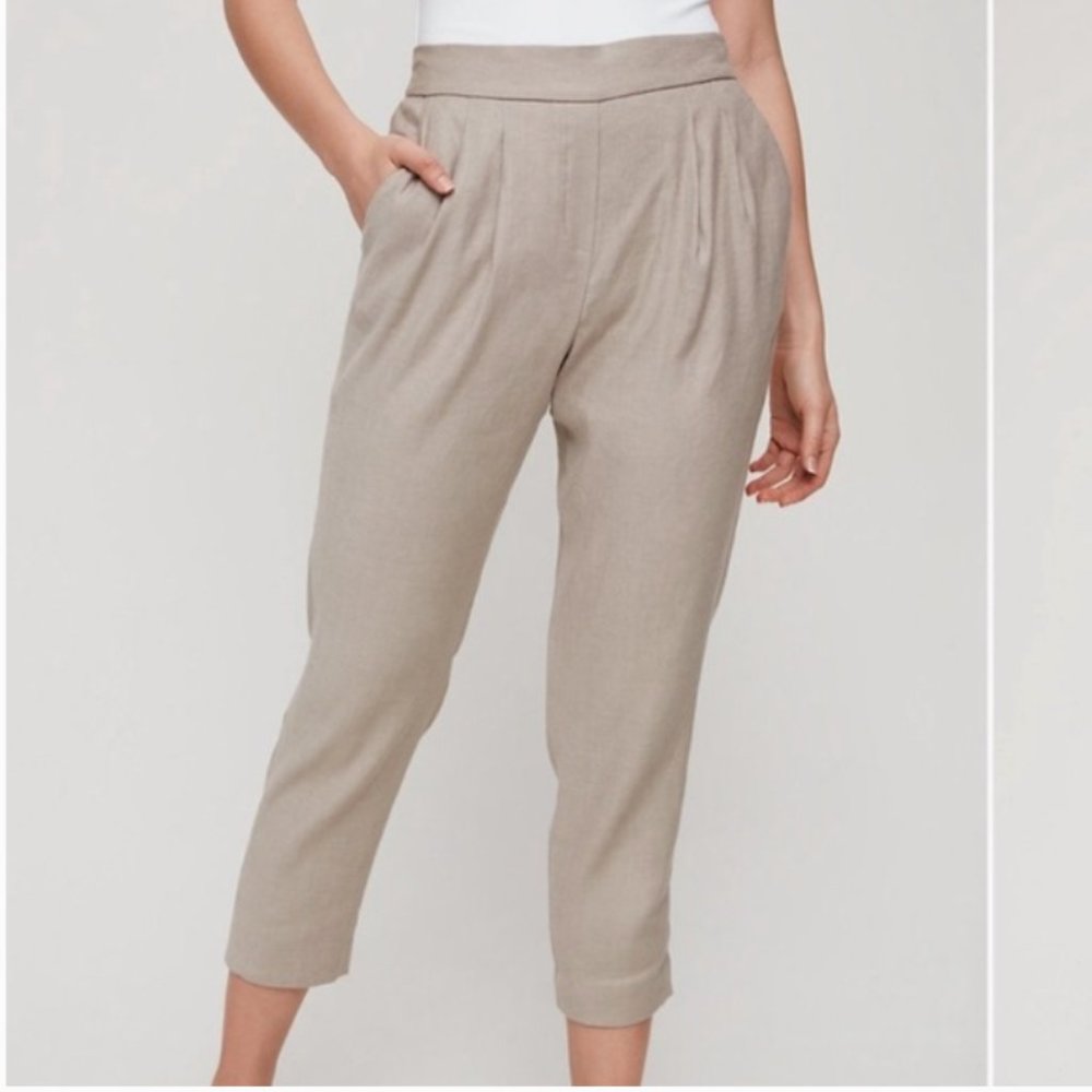 Aritzia Babaton Cohen Pant Linen